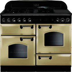 Rangemaster Classic 110cm LPG Gas 74210 Range Cooker in Cream with Chrome Trim and FSD Hob